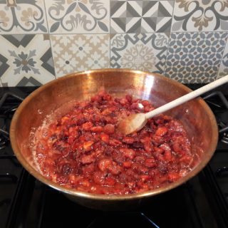 Homemade strawberry jam preparation with Tarn et Garonne strawberries